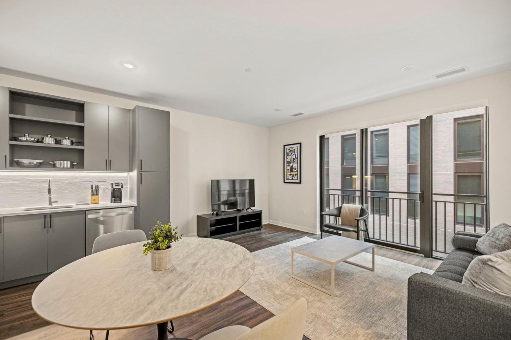 워싱턴 Placemakr Cathedral Heights 아파트 객실 사진
