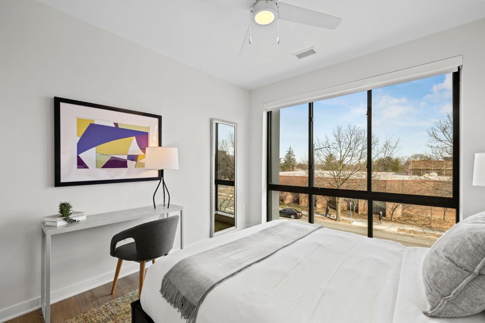 워싱턴 Placemakr Cathedral Heights 아파트 객실 사진