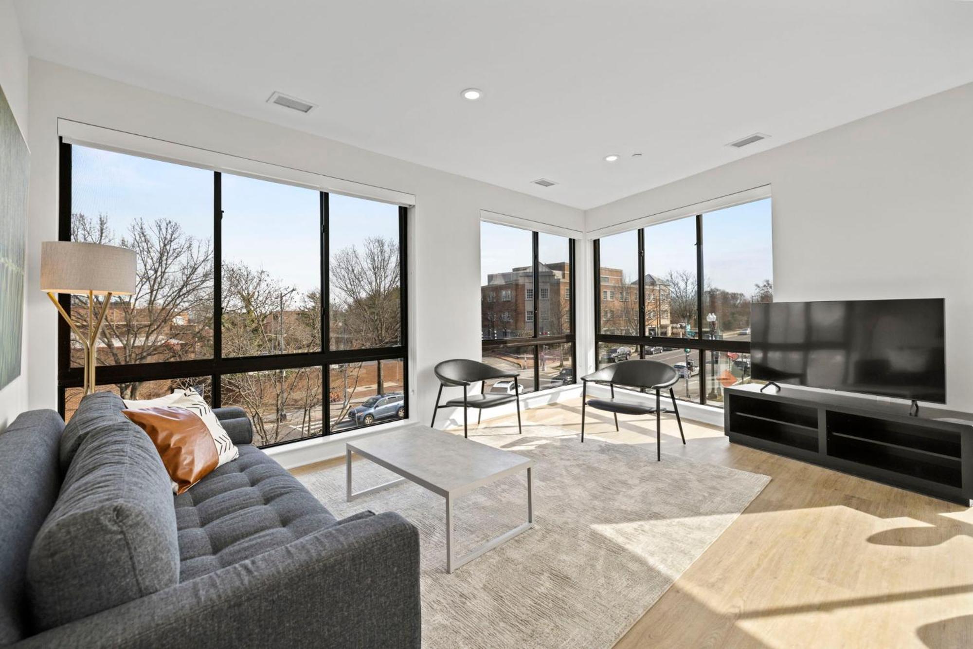 워싱턴 Placemakr Cathedral Heights 아파트 객실 사진