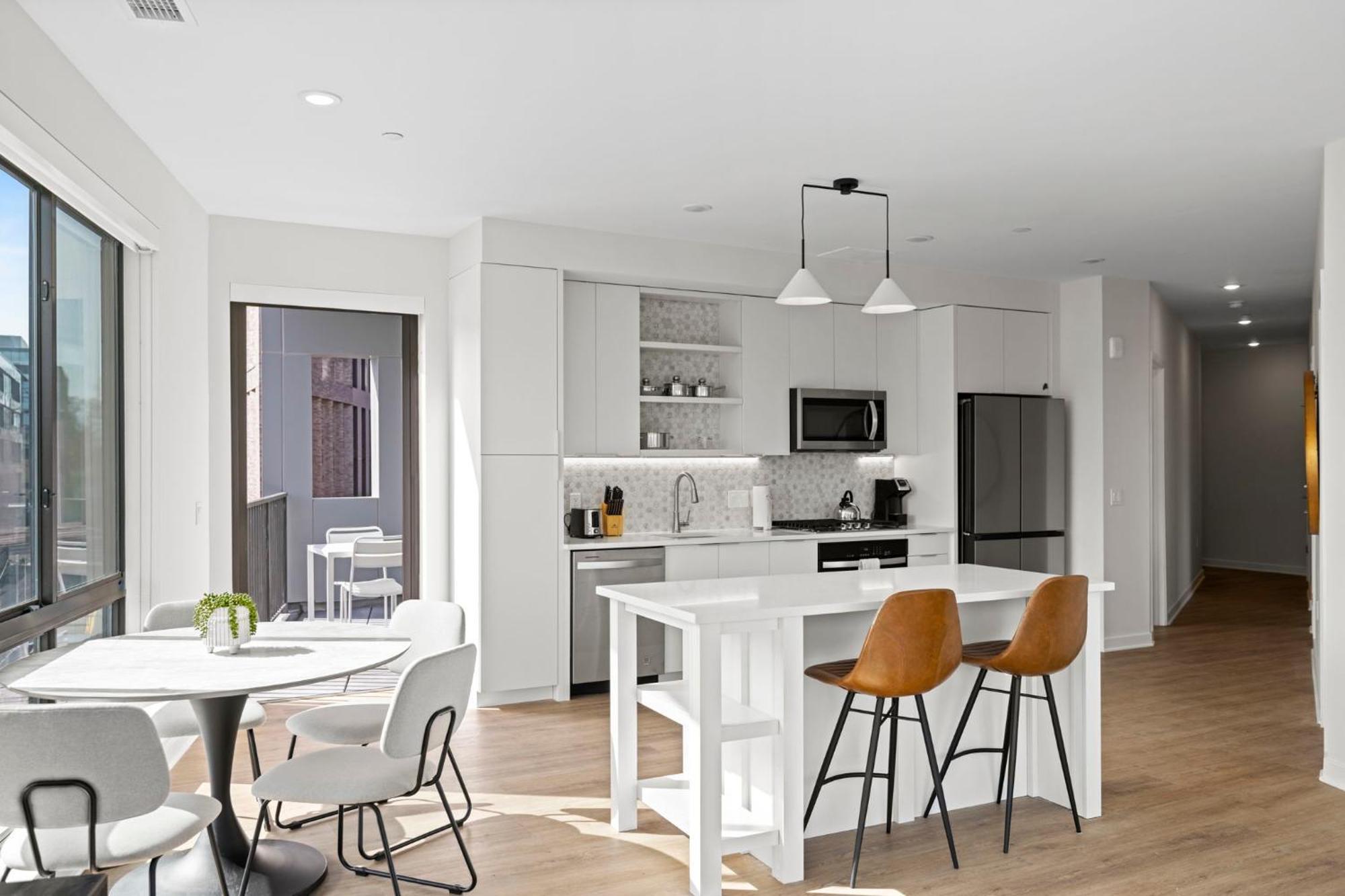 워싱턴 Placemakr Cathedral Heights 아파트 객실 사진