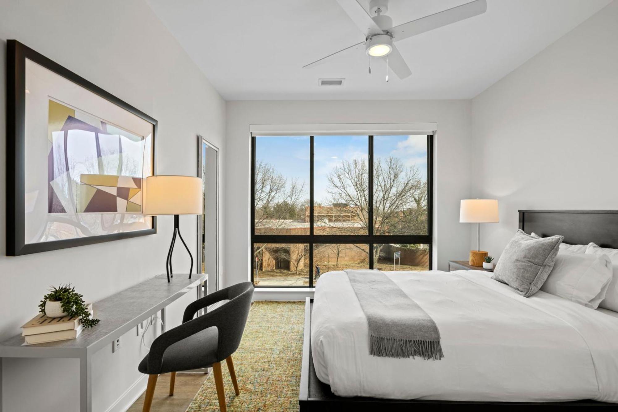 워싱턴 Placemakr Cathedral Heights 아파트 객실 사진