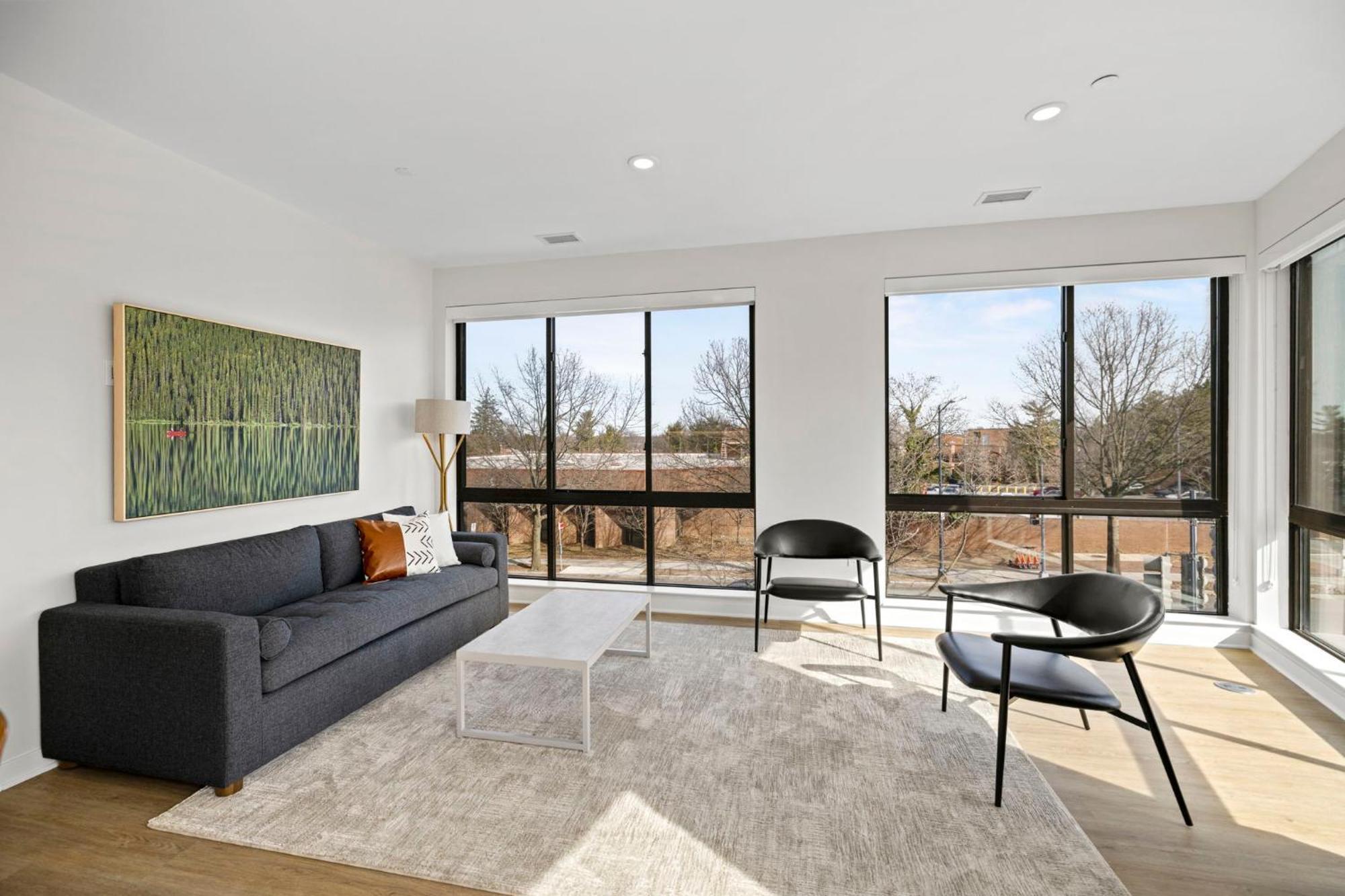 워싱턴 Placemakr Cathedral Heights 아파트 객실 사진