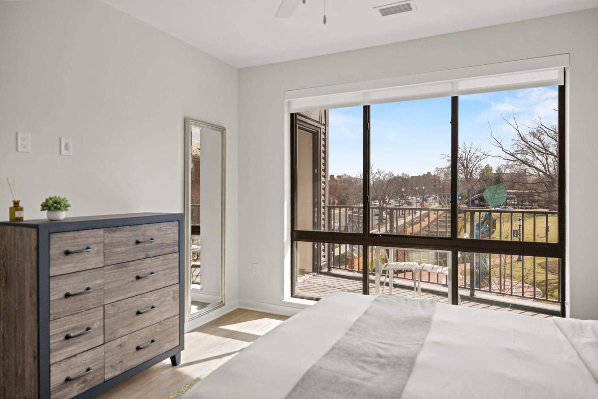 워싱턴 Placemakr Cathedral Heights 아파트 객실 사진